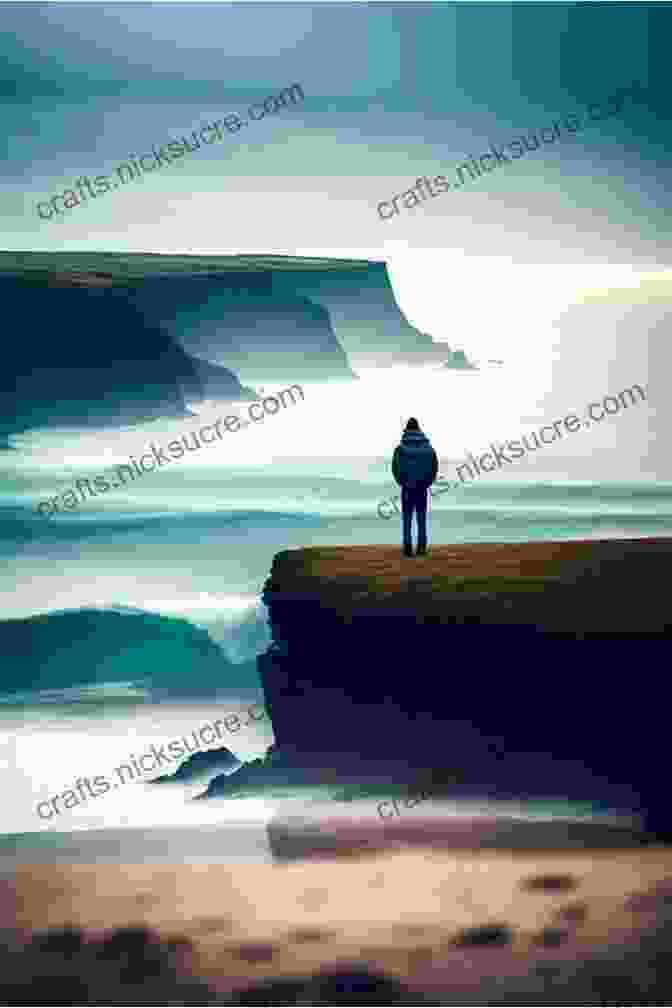 A Lone Figure Standing On A Desolate Beach, Gazing Out At The Vast Expanse Of The Ocean. Take Me Away 2: First Encounter In Memory