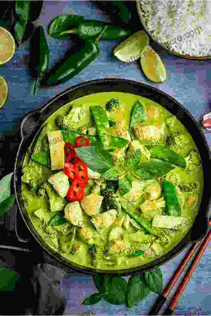 A Vibrant Dish Of Thai Green Curry With Chicken And Vegetables The Gourmet Slow Cooker: Simple And Sophisticated Meals From Around The World A Cookbook