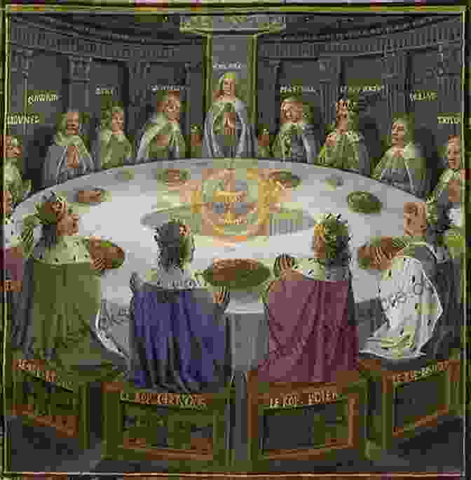 Knights Of The Round Table Gathered Around The Table, In Search Of The Holy Grail Lancelot And The Grail (The Knights Of Camelot 3)
