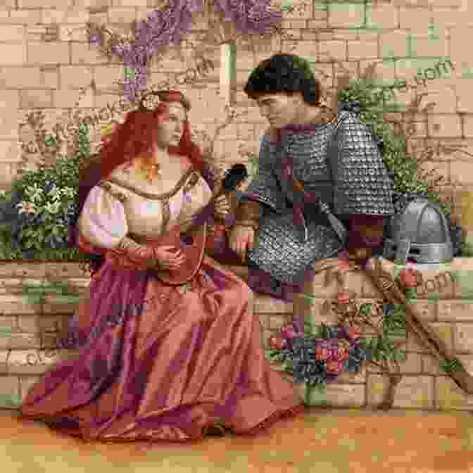 Lancelot And Guinevere In A Passionate Embrace. Betrayal Of Lancelot (The Knights Of Camelot 7)