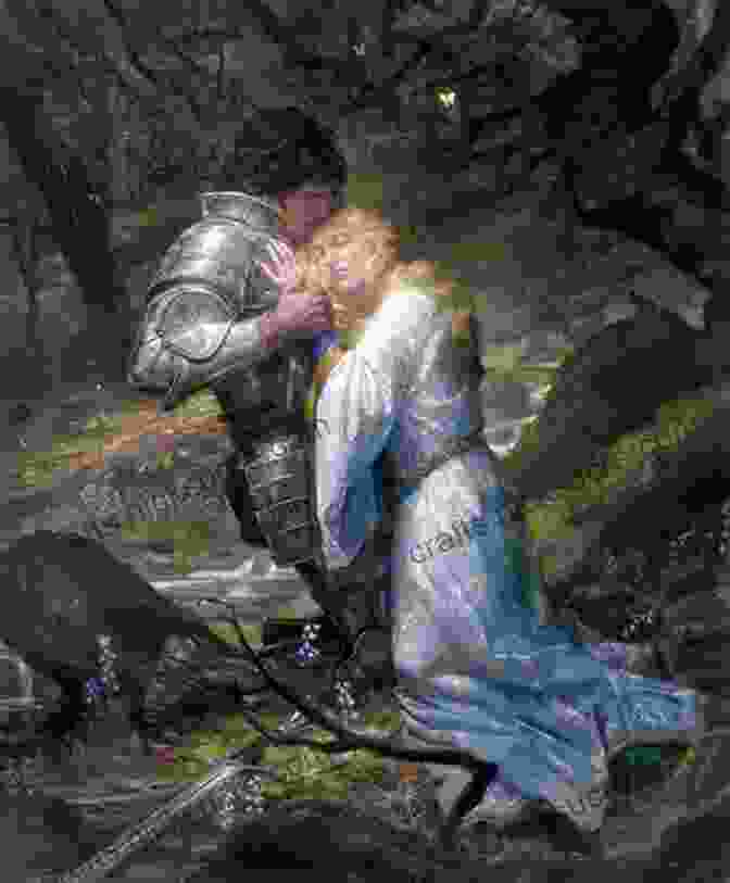 Lancelot And Guinevere In An Embrace, Symbolizing Their Forbidden Love Lancelot And The Grail (The Knights Of Camelot 3)