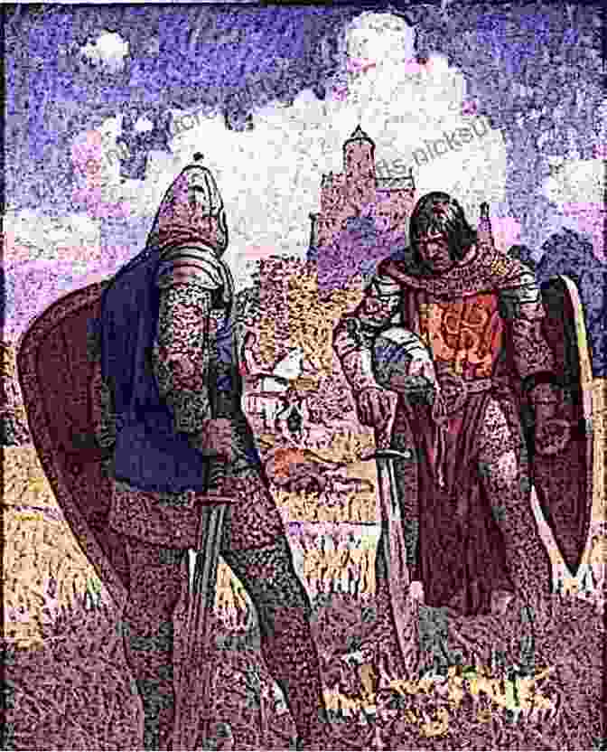 Lancelot And His Knights Fighting Against Arthur's Forces At The Stake. Betrayal Of Lancelot (The Knights Of Camelot 7)