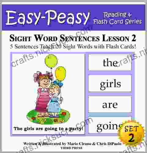 Sight Word Sentences Set 2 Lesson 2: 5 Sentences Teach 20 Sight Words With Flash Cards (Learn To Read Sight Words SET 2)